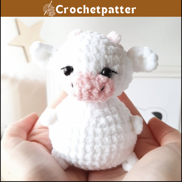 Crochet Pattern Calf, Bull, Cow - Amigurumi Tutorial for Christmas Decor