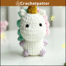 Unicorn No Sew Crochet Pattern – Easy No Sew Amigurumi Plushie