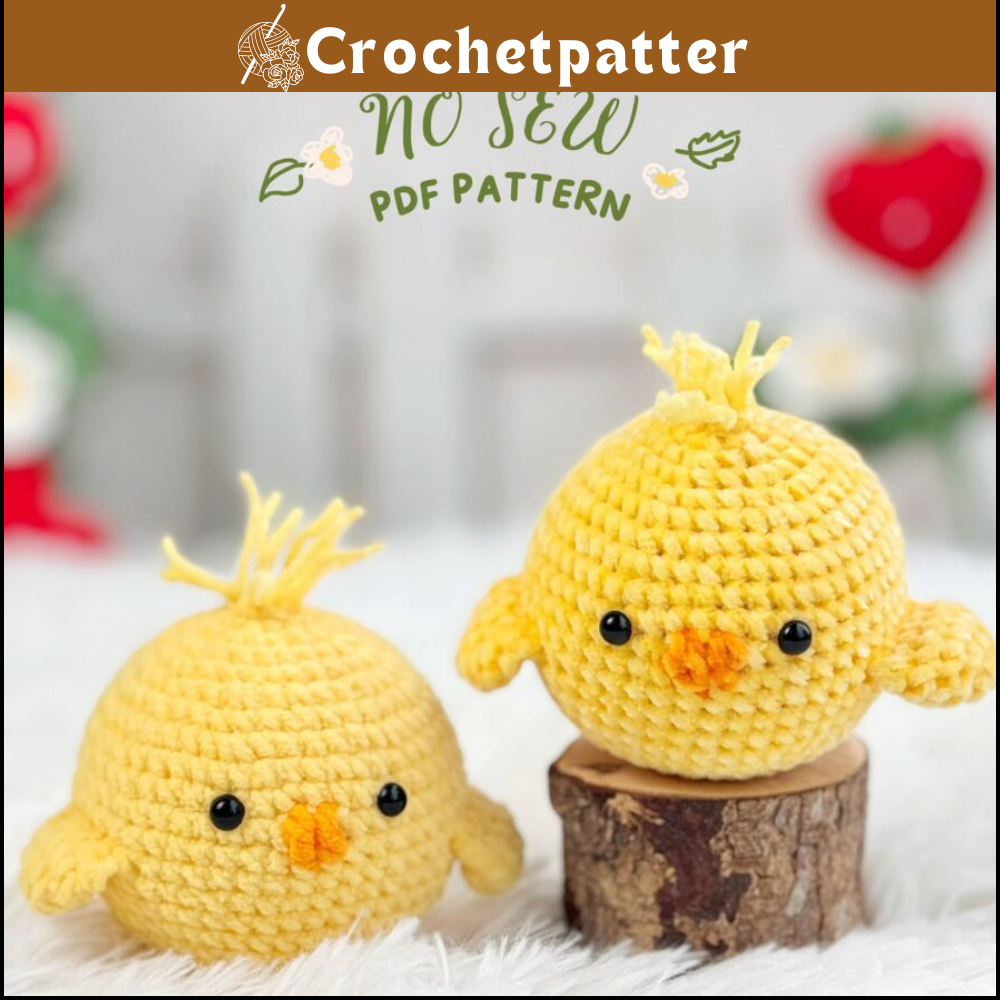 Chick Crochet Pattern – Cute No Sew Amigurumi Chicken
