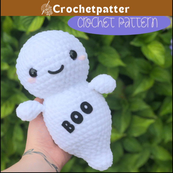 No Sew Crochet Ghost Pattern - Adorable Halloween Amigurumi PDF