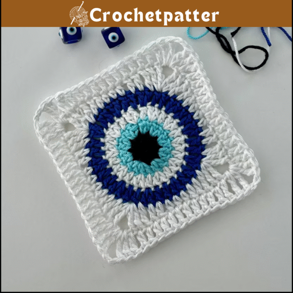 Create an Evil Eye Granny Square: A Versatile and Simple Crochet Design