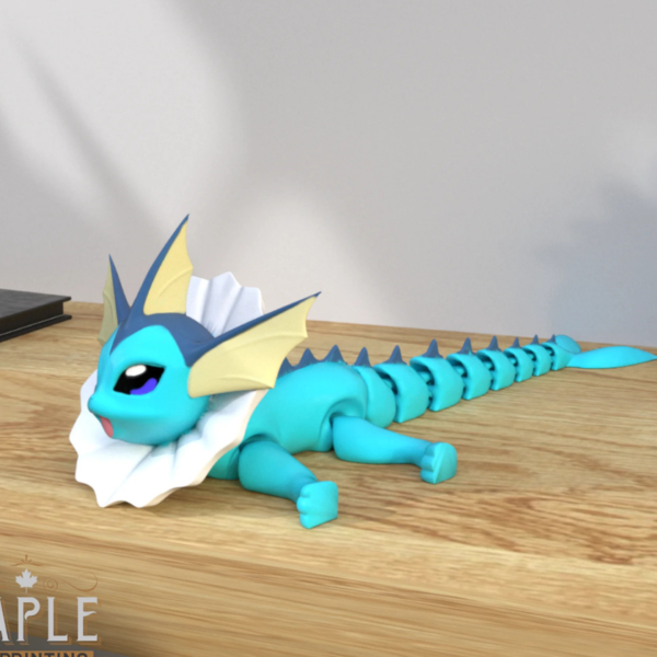 Articulating Vaporeon STL file