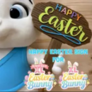 Happy Easter Sign STL file