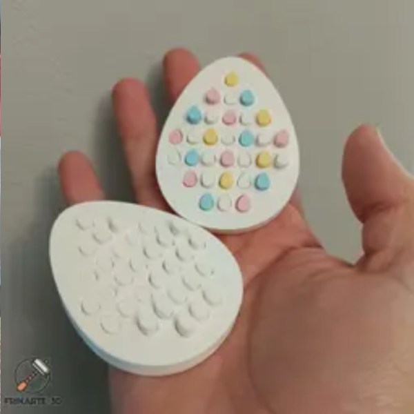 Easter Egg Push-Pin Toy STL file