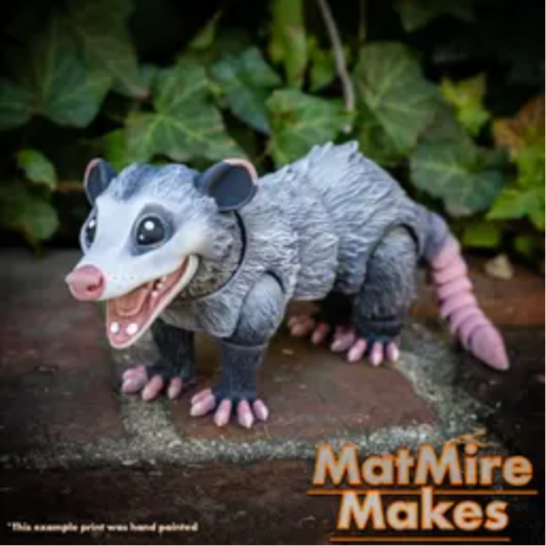 Articulated Opossum STL file