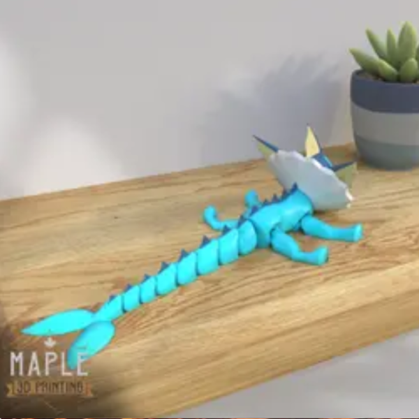Articulating Vaporeon STL file
