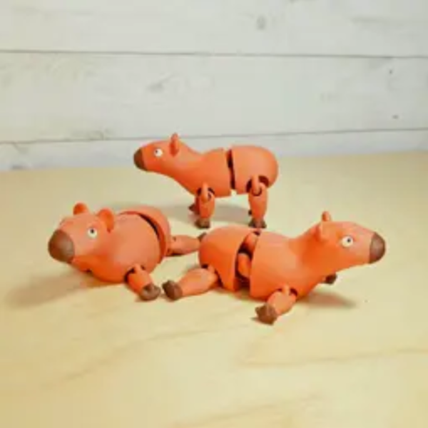 Flexi Capybara STL file