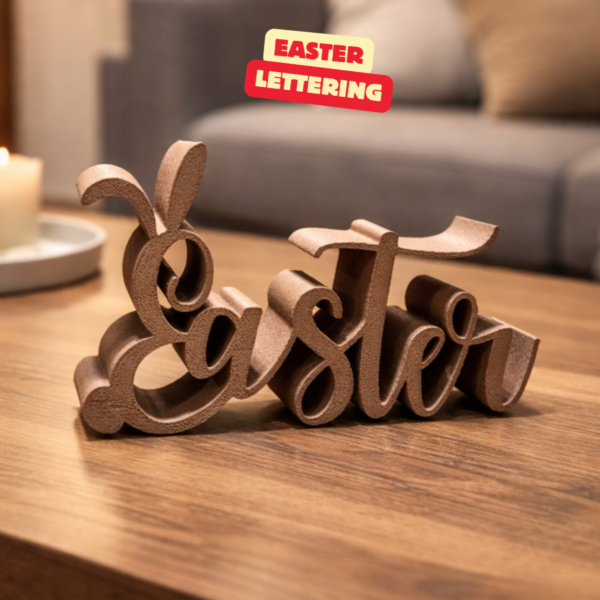 Easter Lettering STL file
