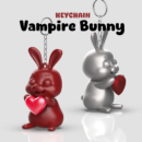 Easter Vampire Bunny Keychain STL file