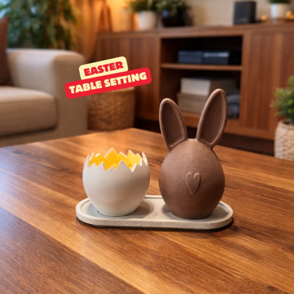 Happy Easter Shape Cutter & Stamp STL file