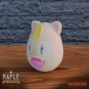 Meowth Easter Egg STL file