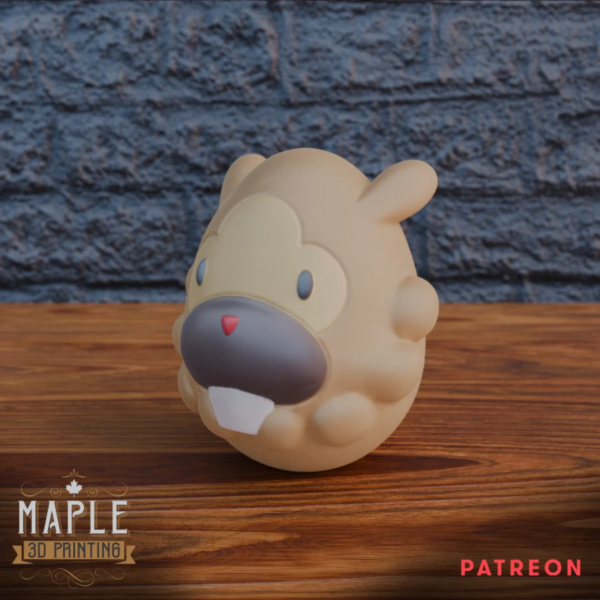 Bidoof Easter Egg STL file