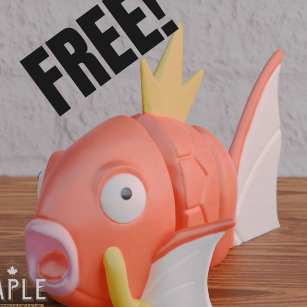 Magikarp articulated STL file