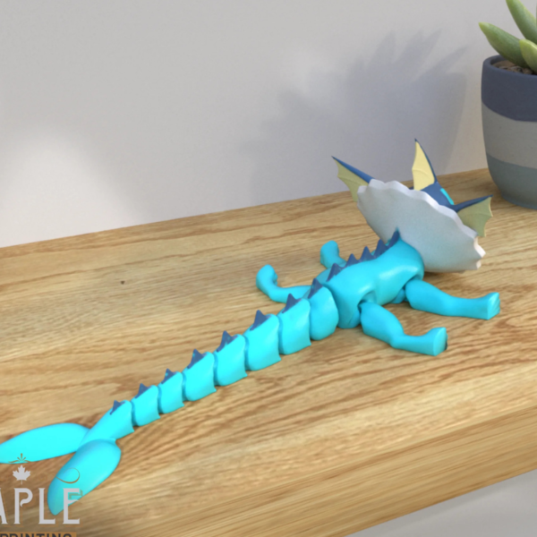 Articulating Vaporeon STL file