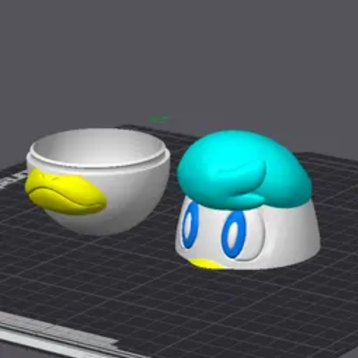 Quaxley Easter Egg STL file