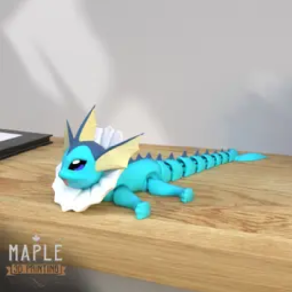 Articulating Vaporeon STL file