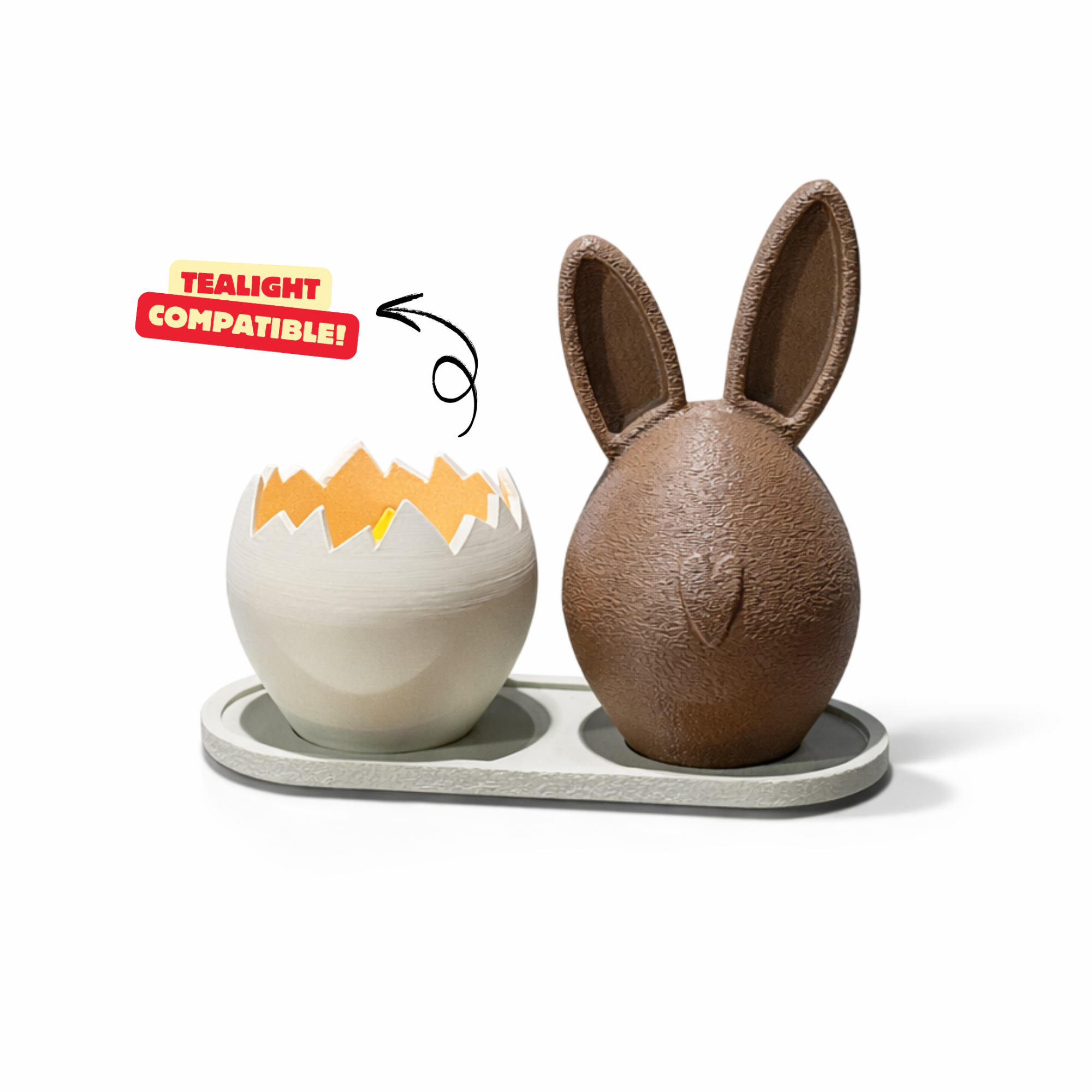 Happy Easter Shape Cutter & Stamp STL file