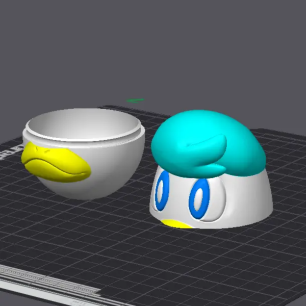 Quaxley Easter Egg STL file