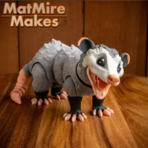 Articulated Opossum STL file
