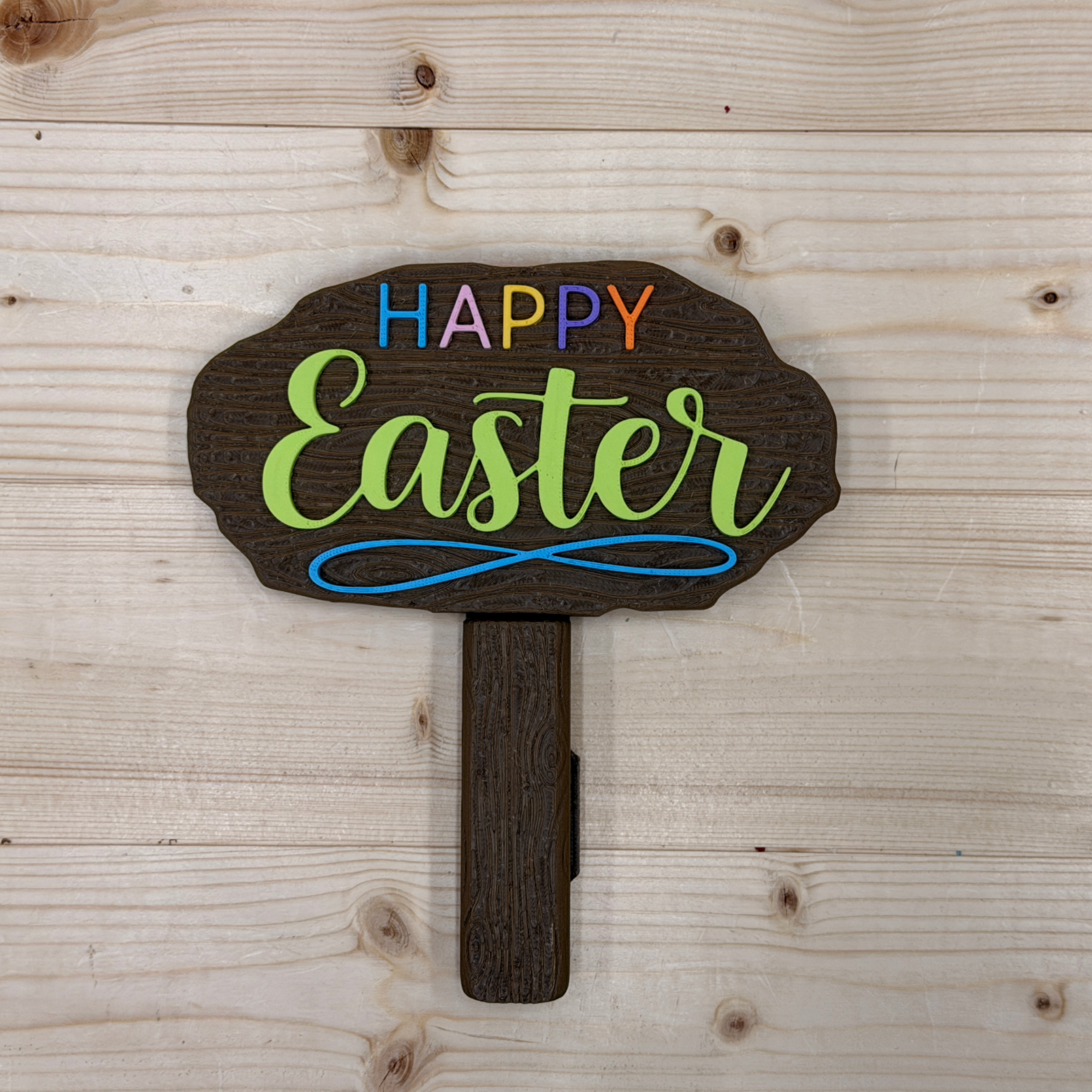 Happy Easter Sign STL file