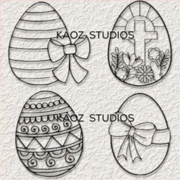 Easter Egg Wall Art STL file