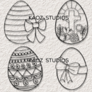 Easter Egg Wall Art STL file