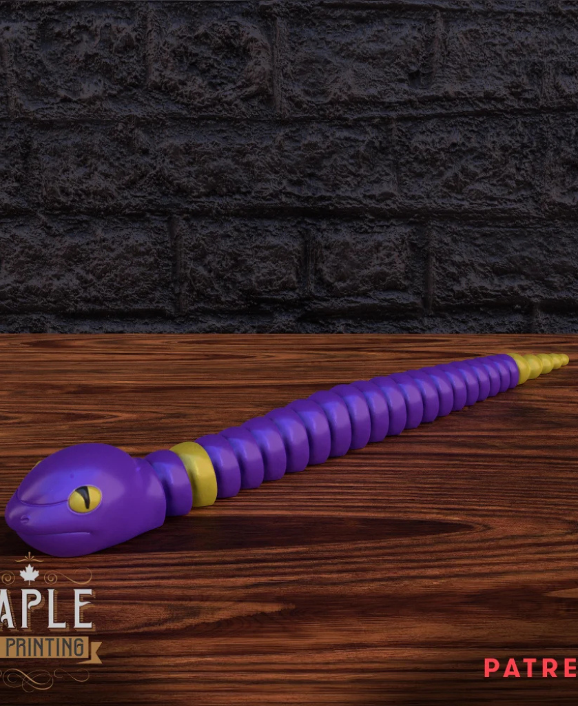 Articulating Ekans STL file