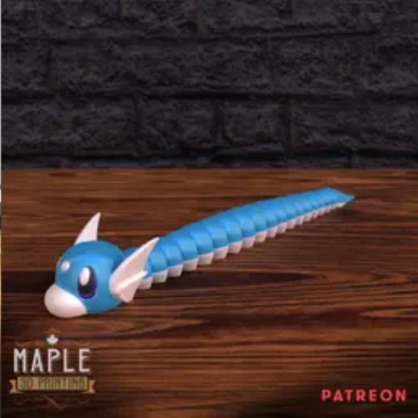 Articulating Dratini STL file
