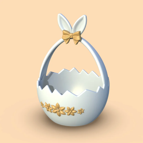 Easter Bunny Basket STL file