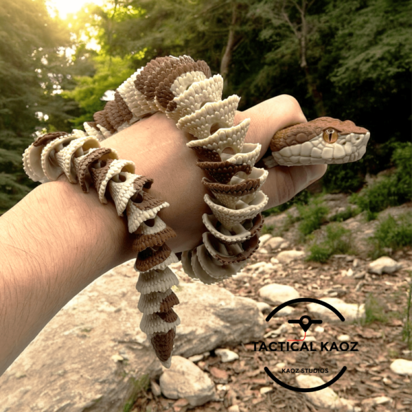 Articulated Copperhead Snake STL File