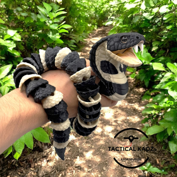 Articulated King Cobra Snake STL File