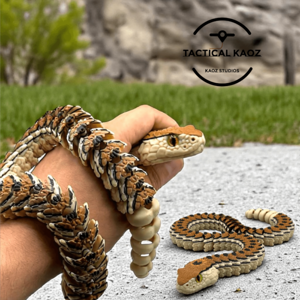 Articulated Rattlesnake STL File