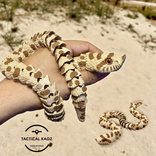 Articulated Hognose Snake STL File