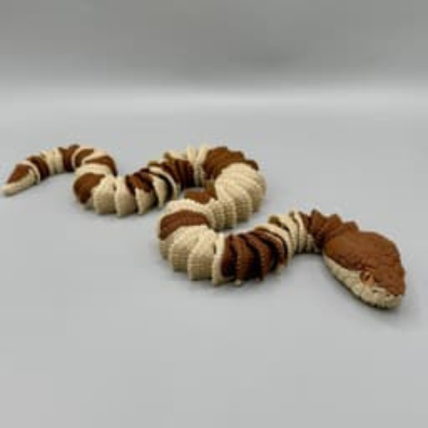 Articulated Copperhead Snake STL File