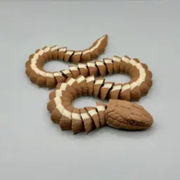 Articulated Garter Snake STL File
