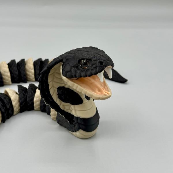 Articulated King Cobra Snake STL File