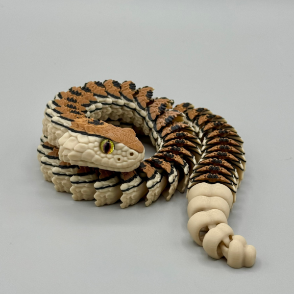 Articulated Rattlesnake STL File