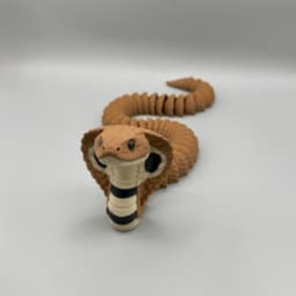 Articulated Cobra Snake STL File